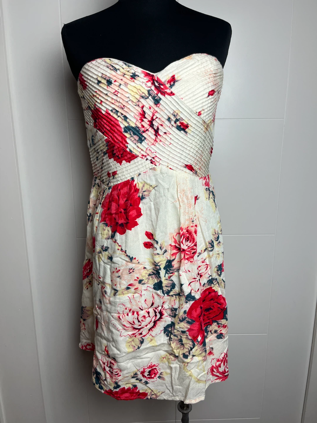 Kimchi Blue Floral Strapless Dress Size L