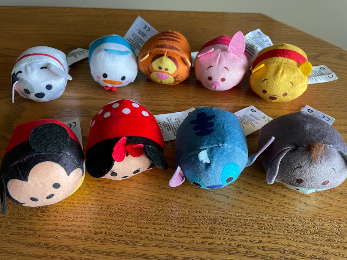 Disney Tsum Tsum Plush Set of 9