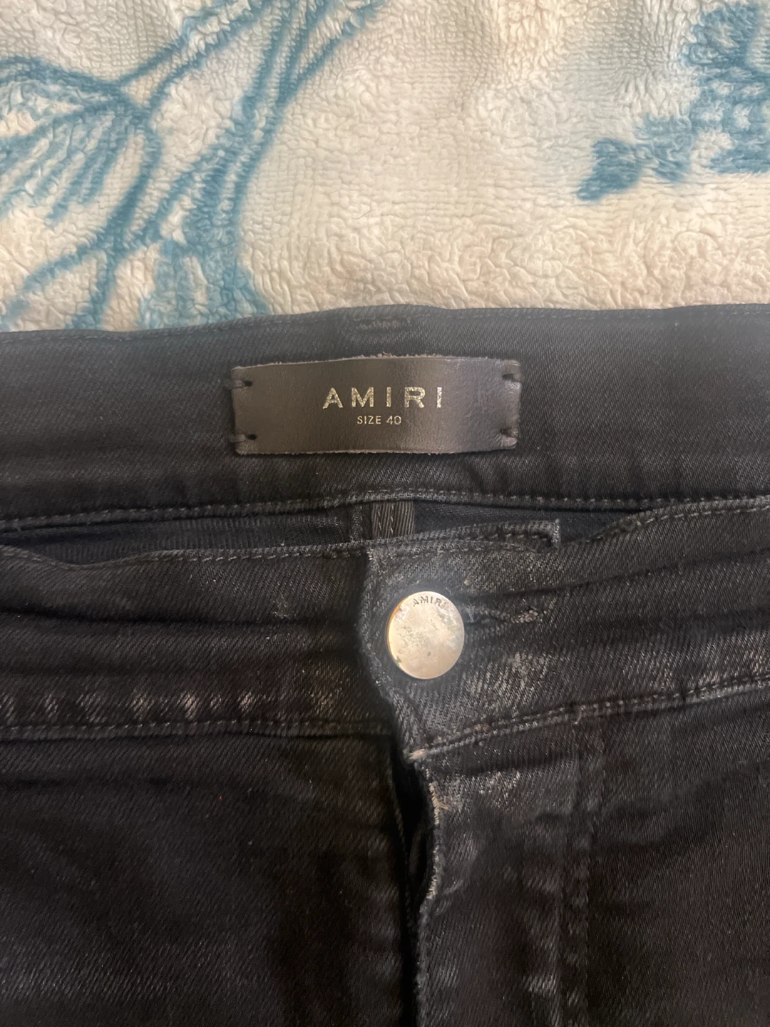 AMIRI Black Distressed Jeans Size 40 - photo 2