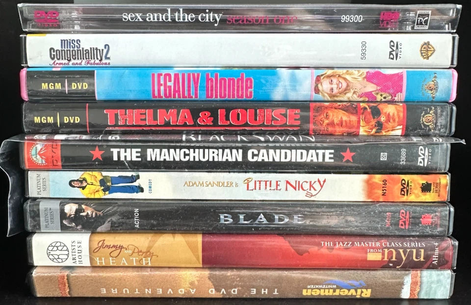 Books and dvds