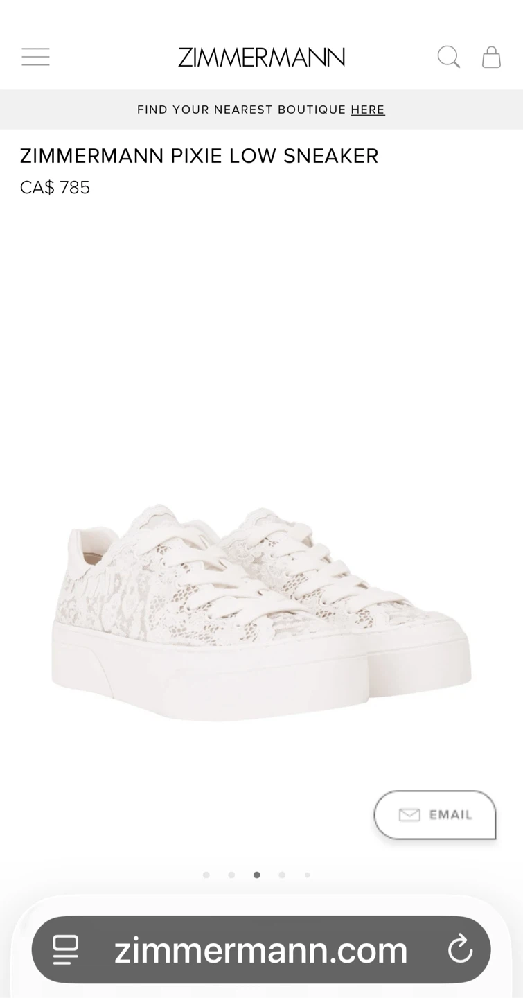 Zimmermann Pixie Low Sneaker