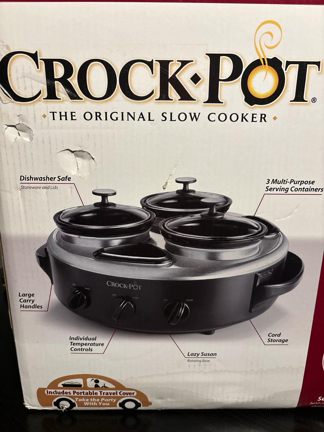 Crock-Pot Triple Dipper Slow Cooker - photo 3