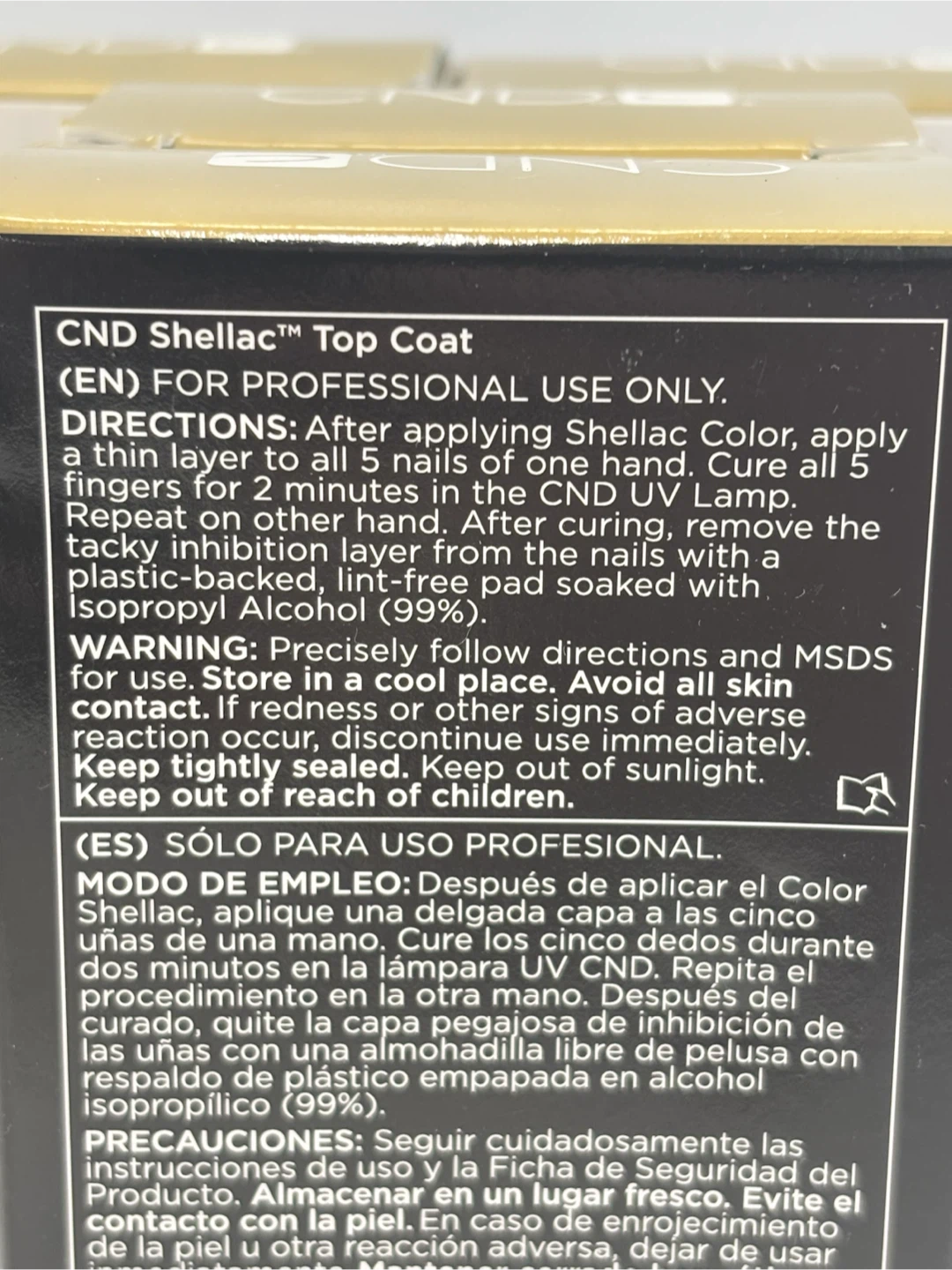 CND Shellac Nail Colour , Original Top Coat , Nail Polish - photo 4