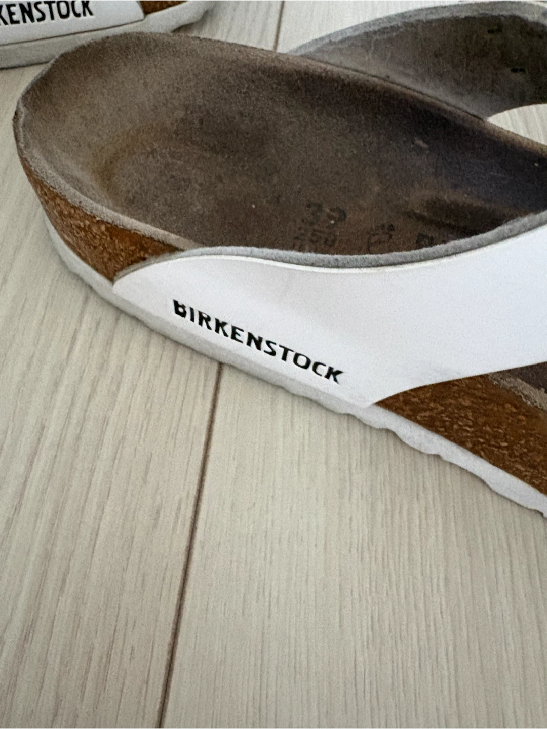 Birkenstock White Thong Sandals - photo 3