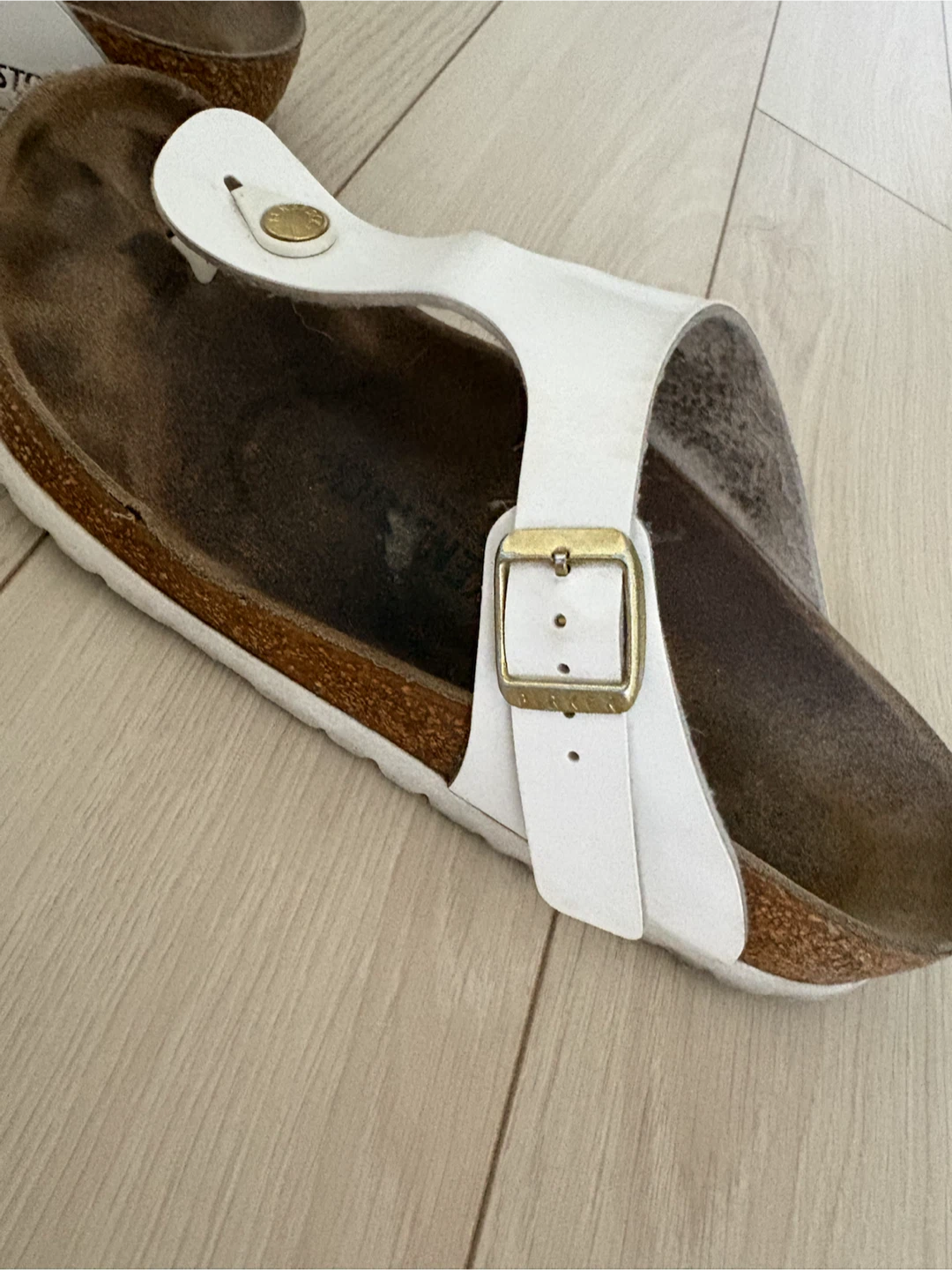 Birkenstock White Thong Sandals - photo 5