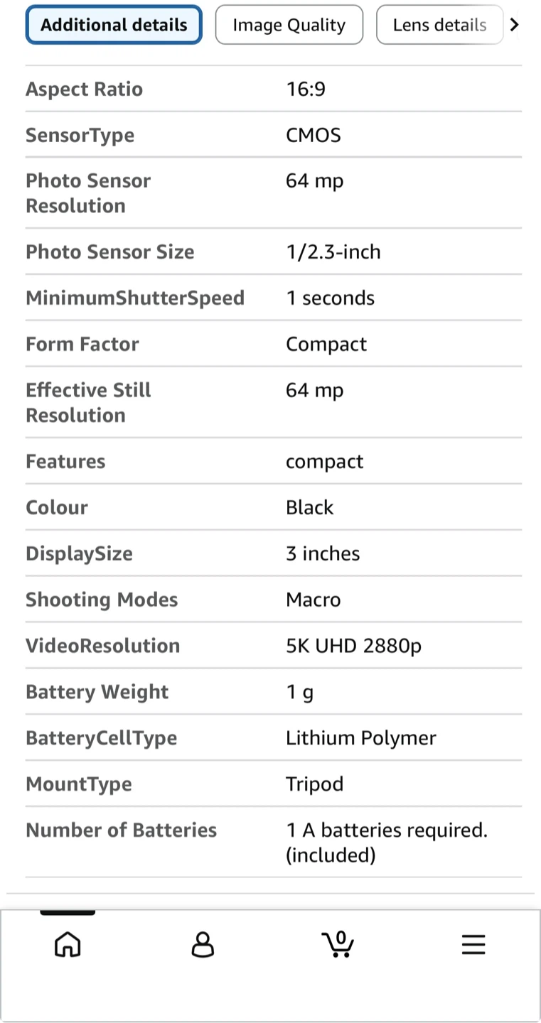 5K Digital Cameras 64MP - 16X Zoom, WiFi, 64GB Card - photo 2