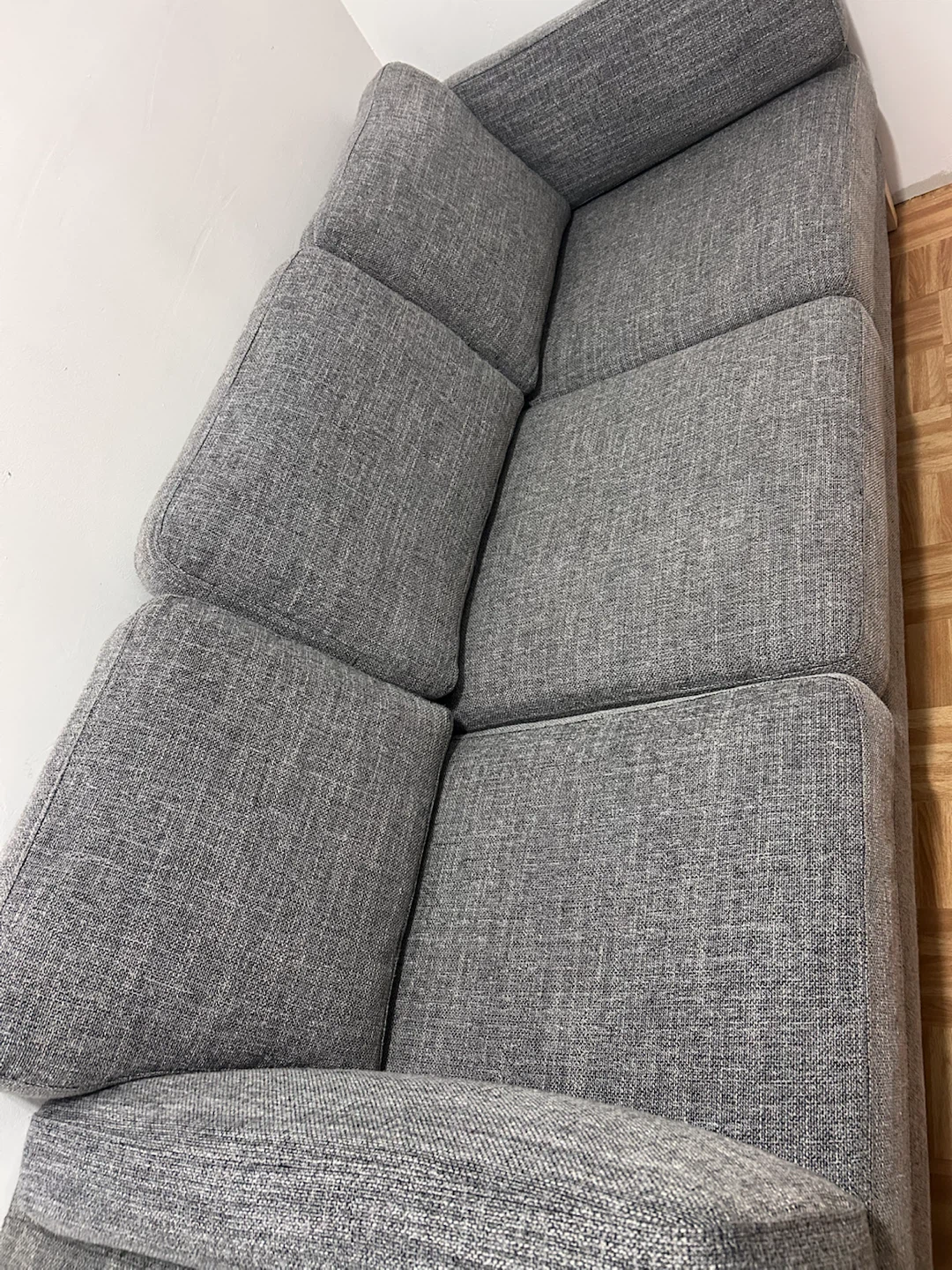 Noelle Graphite Woven Sofa