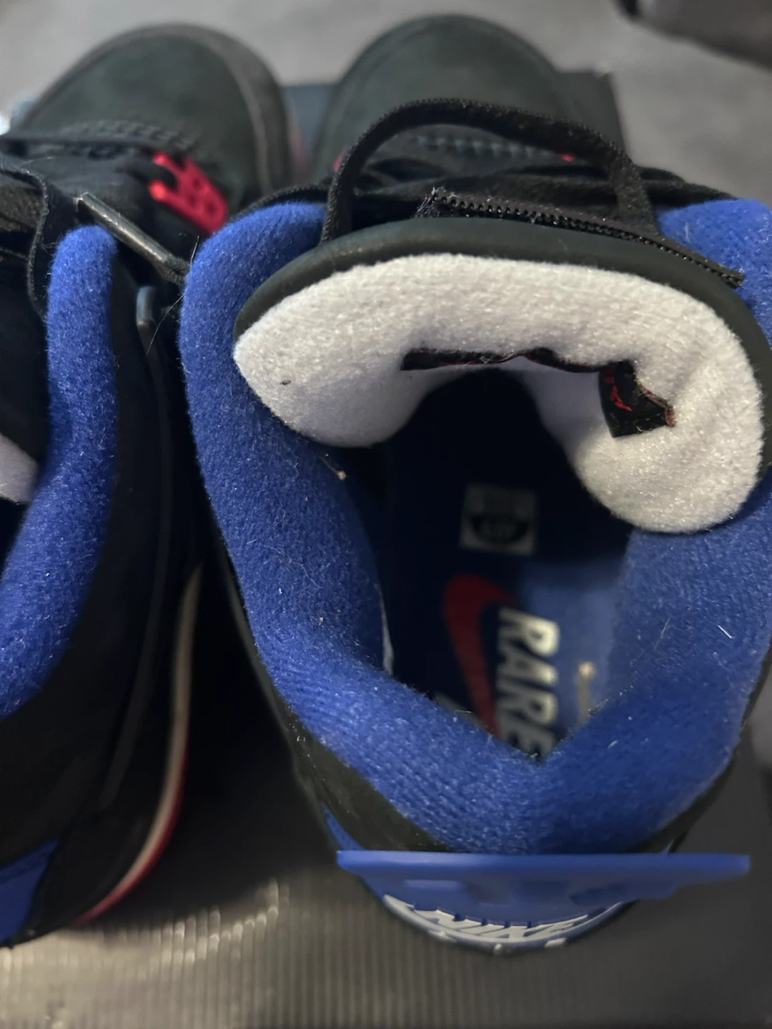 Air Jordan 4 Retro 'Motorsport' Black Blue Red GS Size 6.5Y - photo 5