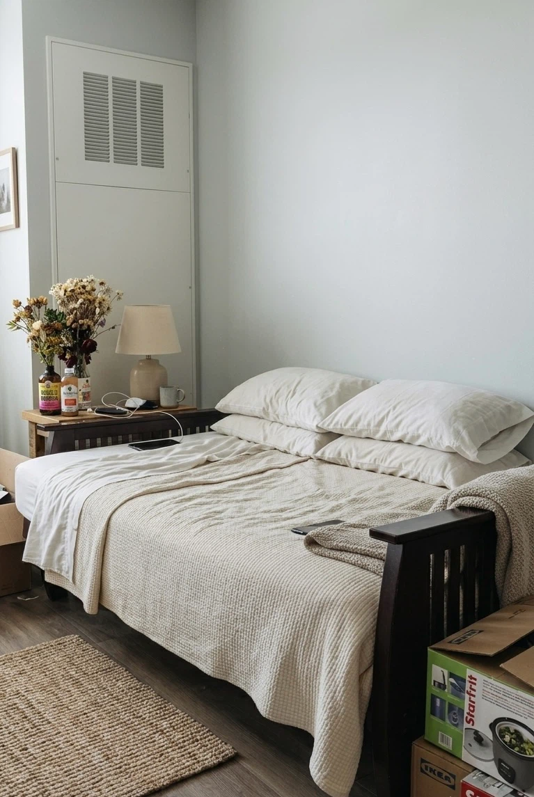 Solid Wood Futon / Sofa-Bed (Full / Double Size)