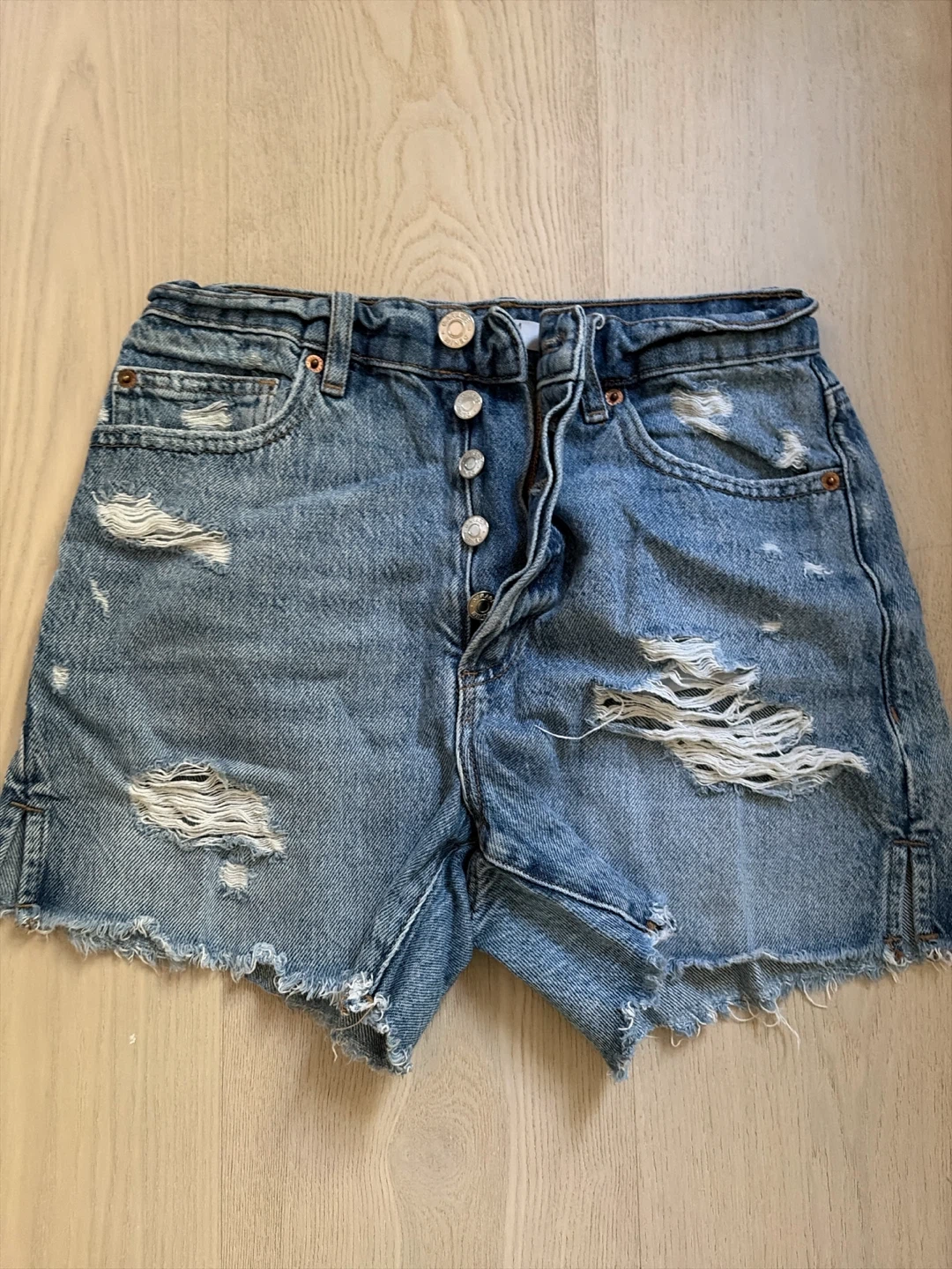 Garage Denim "Short Vintage" Cut Off Shorts