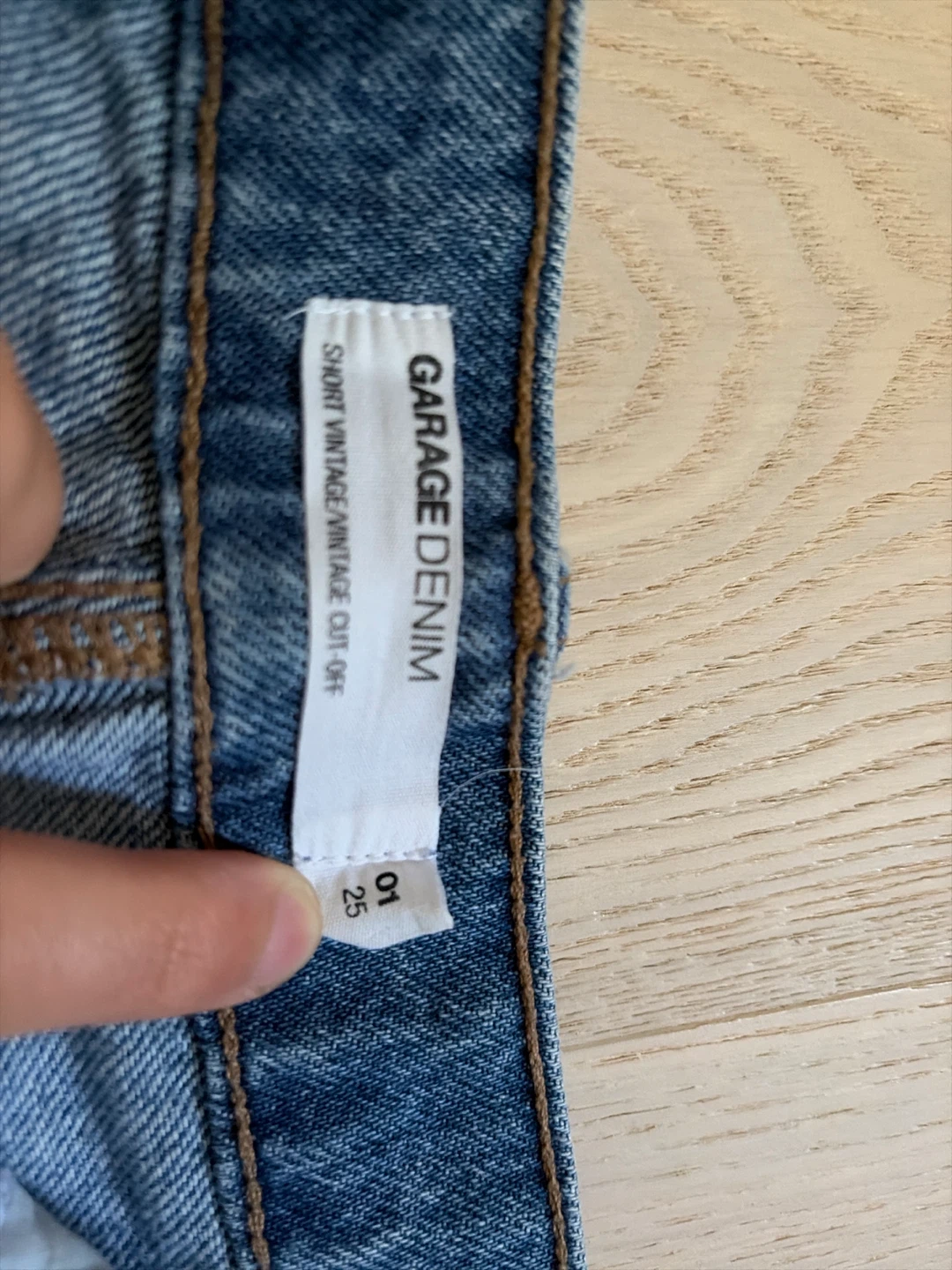 Garage Denim "Short Vintage" Cut Off Shorts - photo 2