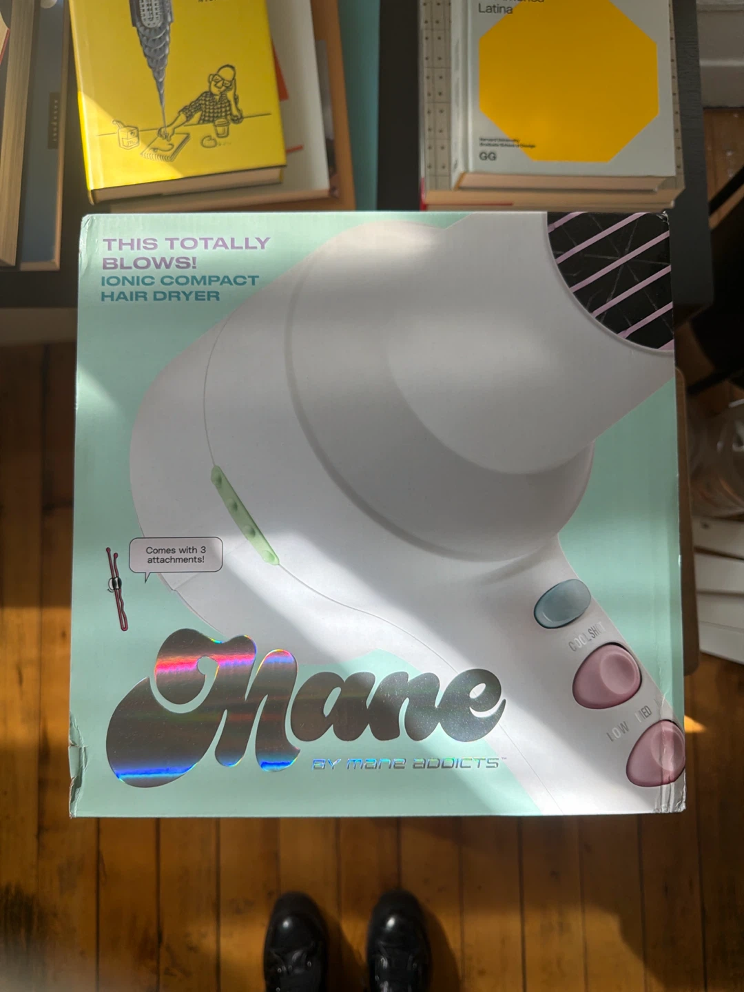 Mane by Mane Addicts Ionic Compact Hair Dryer with Attachments