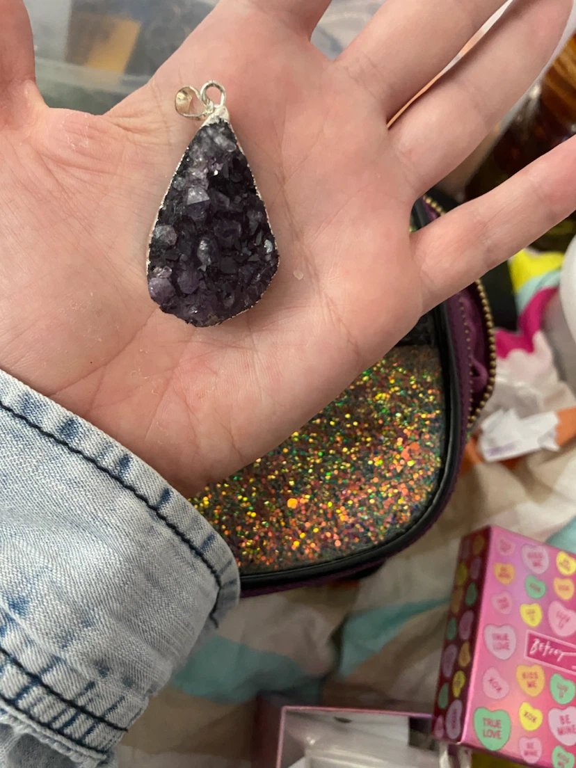 Amethyst Geode Pendant