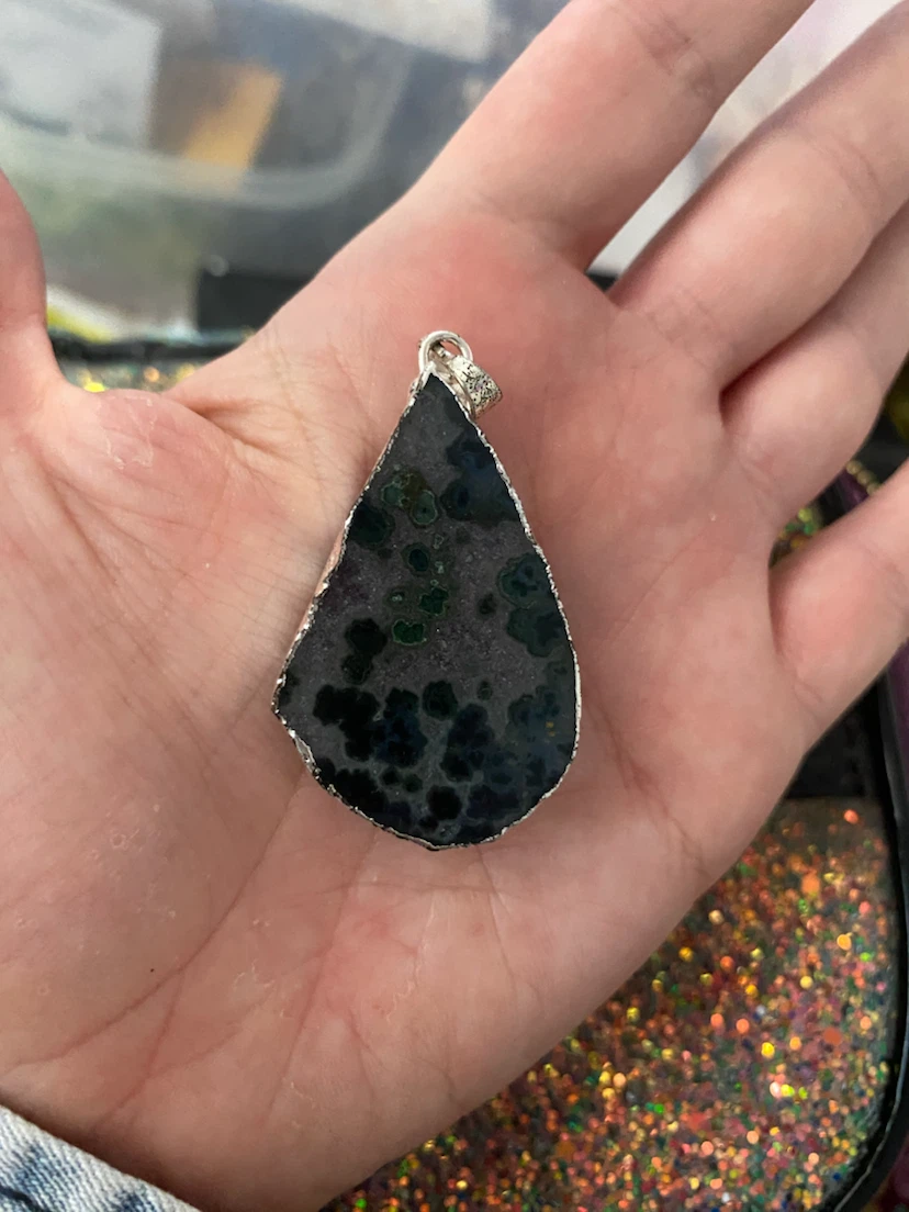 Amethyst Geode Pendant - photo 2