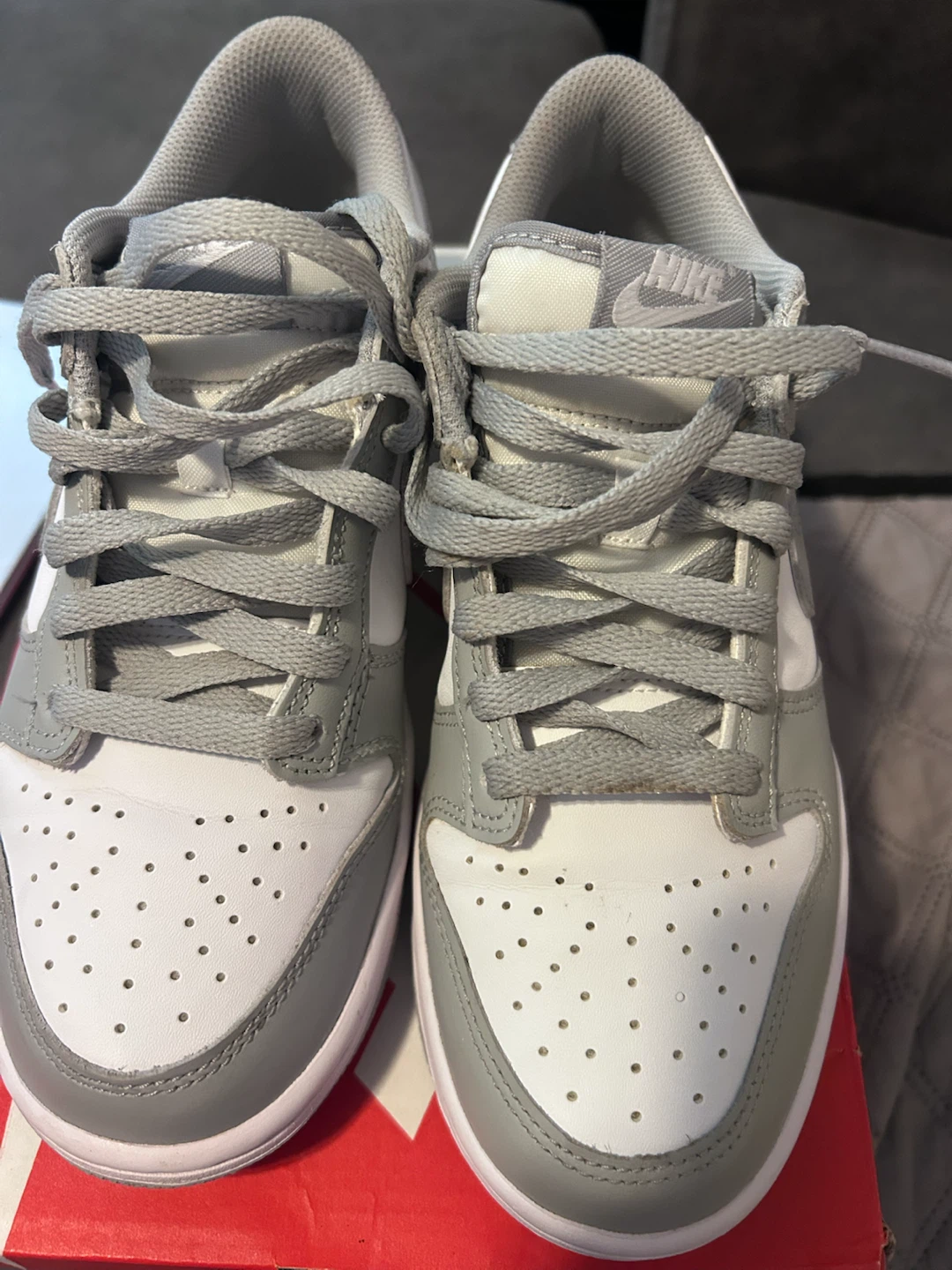 Nike Dunk Low Grey White Sneakers
