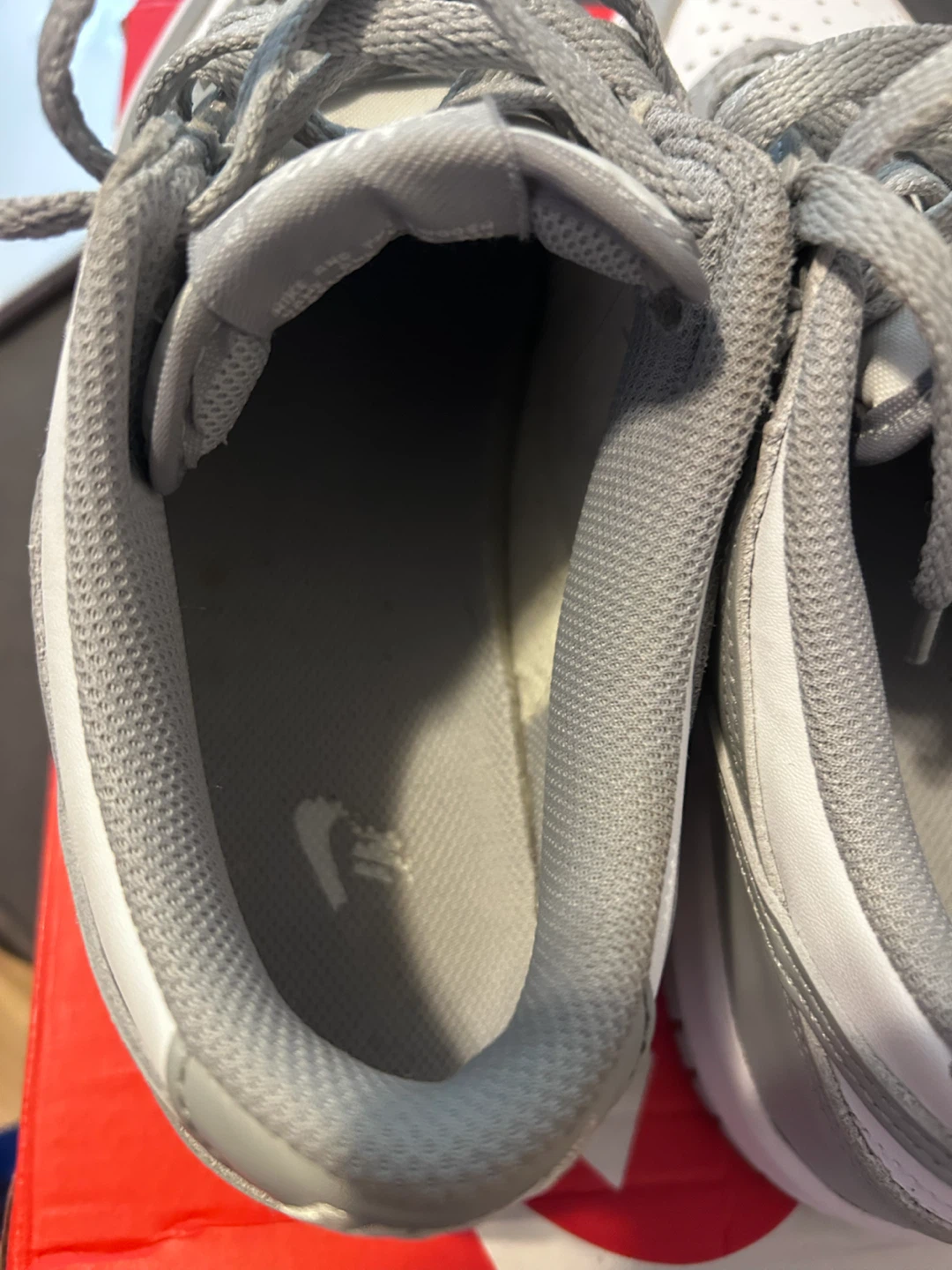 Nike Dunk Low Grey White Sneakers - photo 3