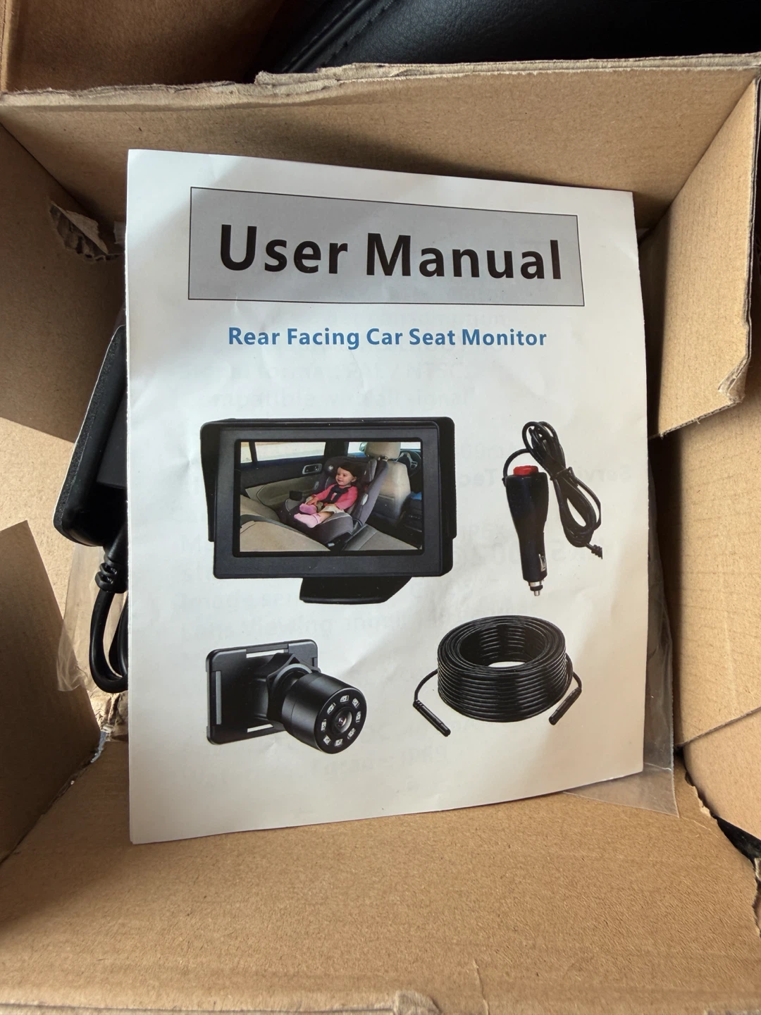 Rear Facing Car Seat Monitor