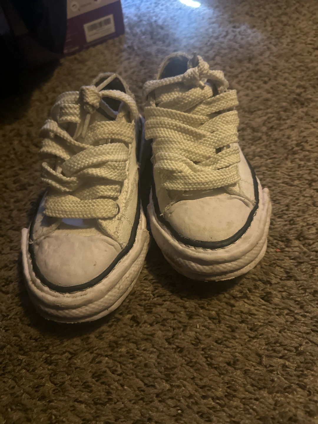 White MMY Canvas Low Top Sneakers - photo 2