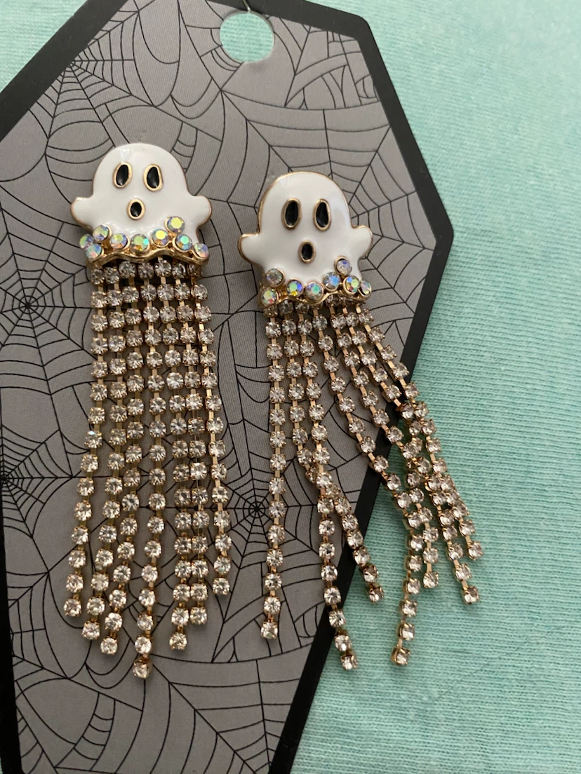 Halloween Ghost Dangle Earrings $10 for both $5 each - photo 2