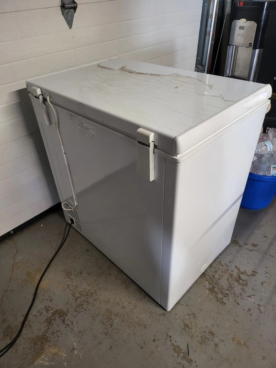 White Chest Freezer
