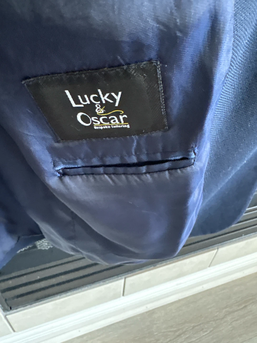 Lucky & Oscar Navy Blue Suit Set - photo 4