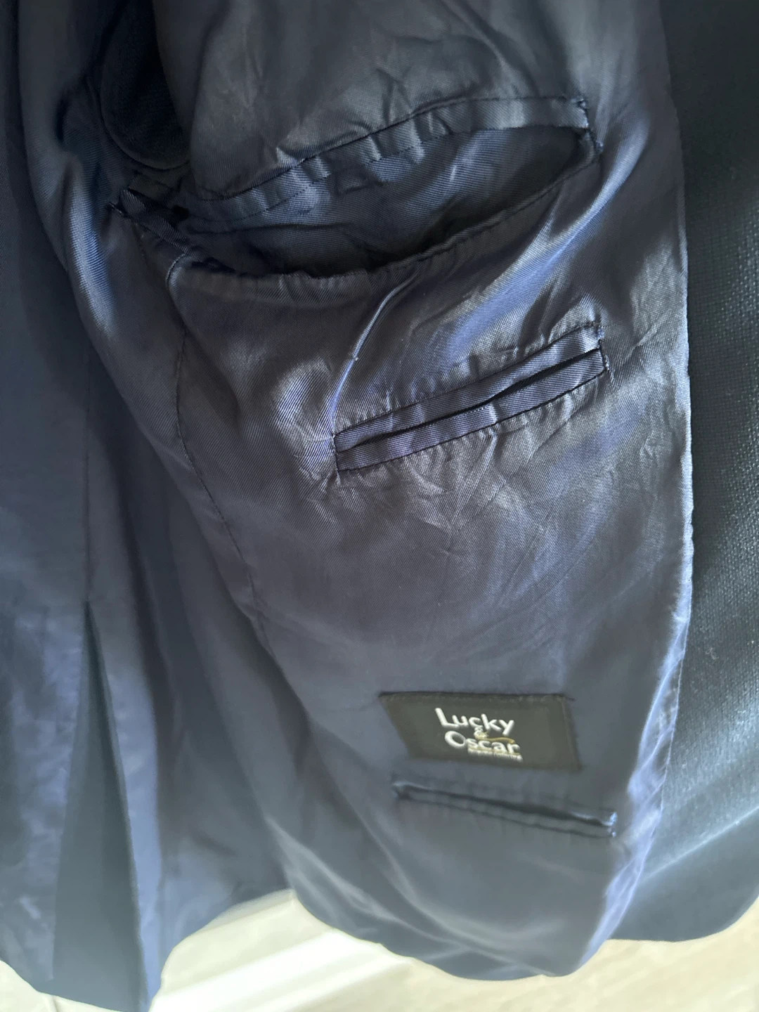 Lucky & Oscar Navy Blue Suit Set - photo 5