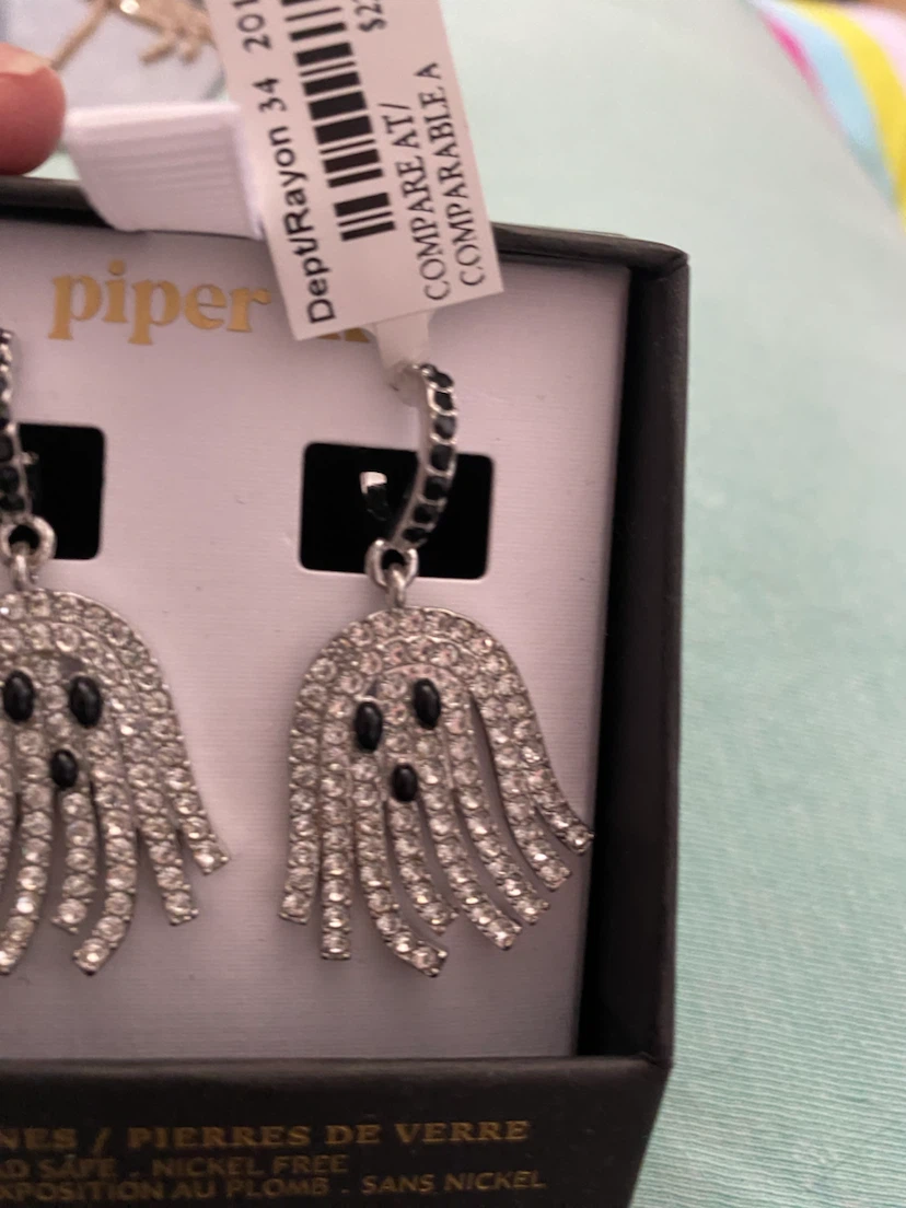 Piper Halloween Ghost Earrings - photo 2