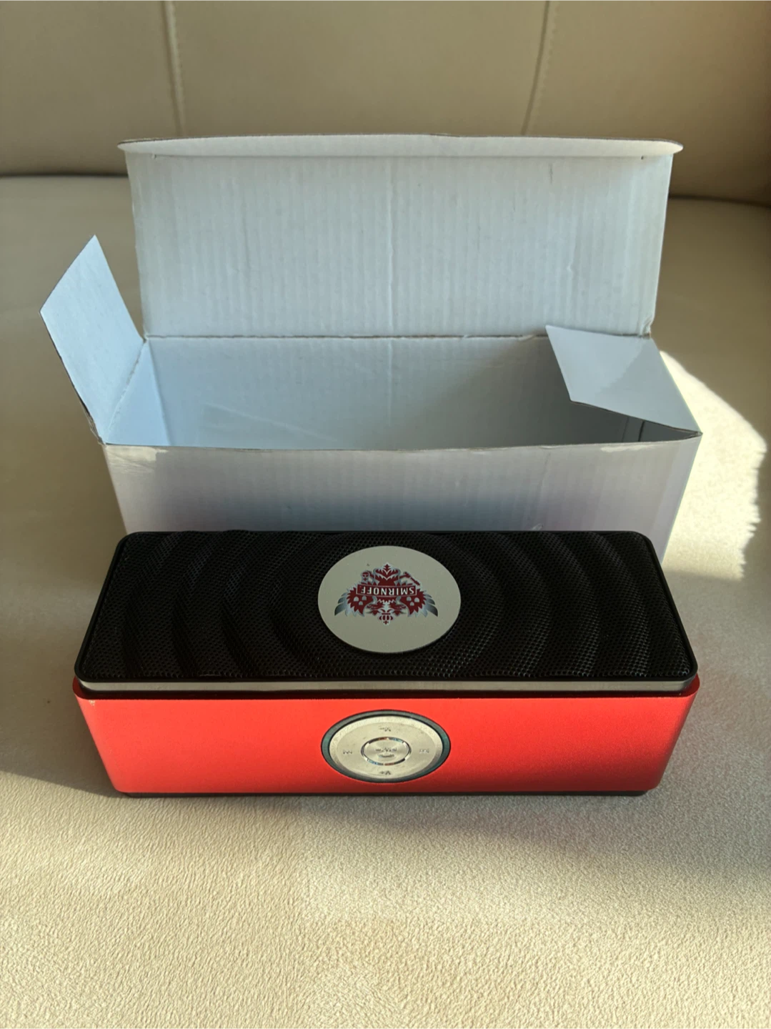 SMIRNOFF Bluetooth Micro-Boom Speaker/FM Radio