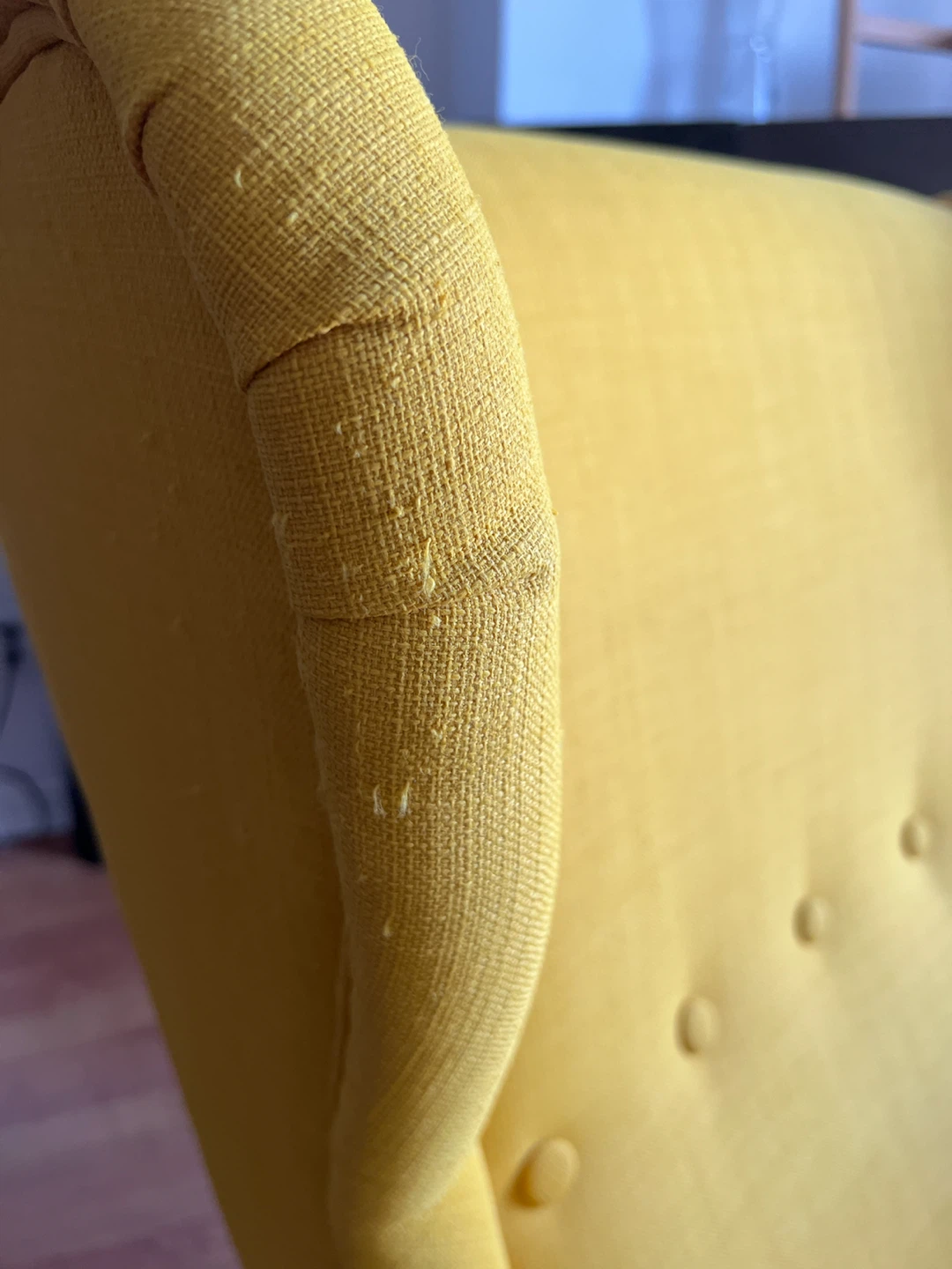 IKEA STRANDMON armchair and footstool - photo 4