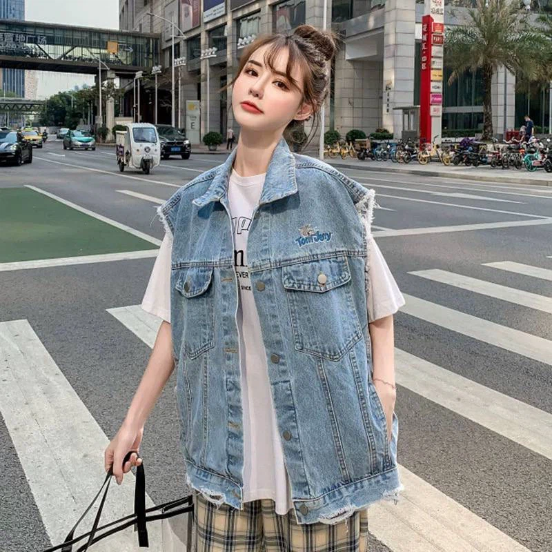 Tom & Jerry Denim Vest New - photo 3