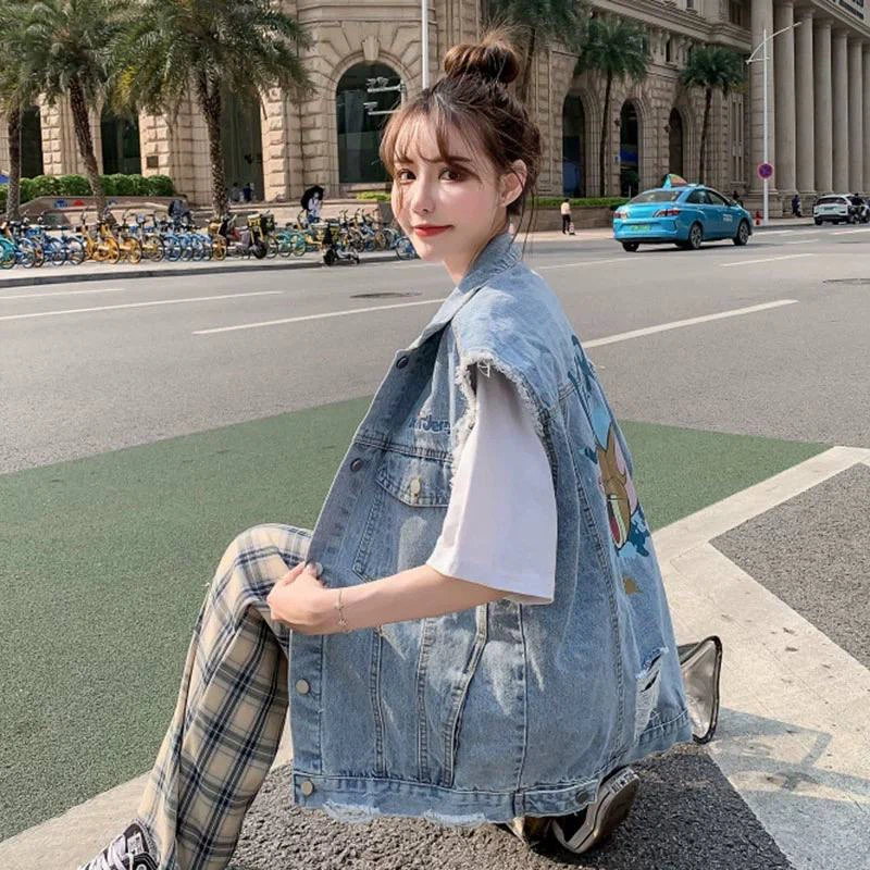 Tom & Jerry Denim Vest New - photo 4