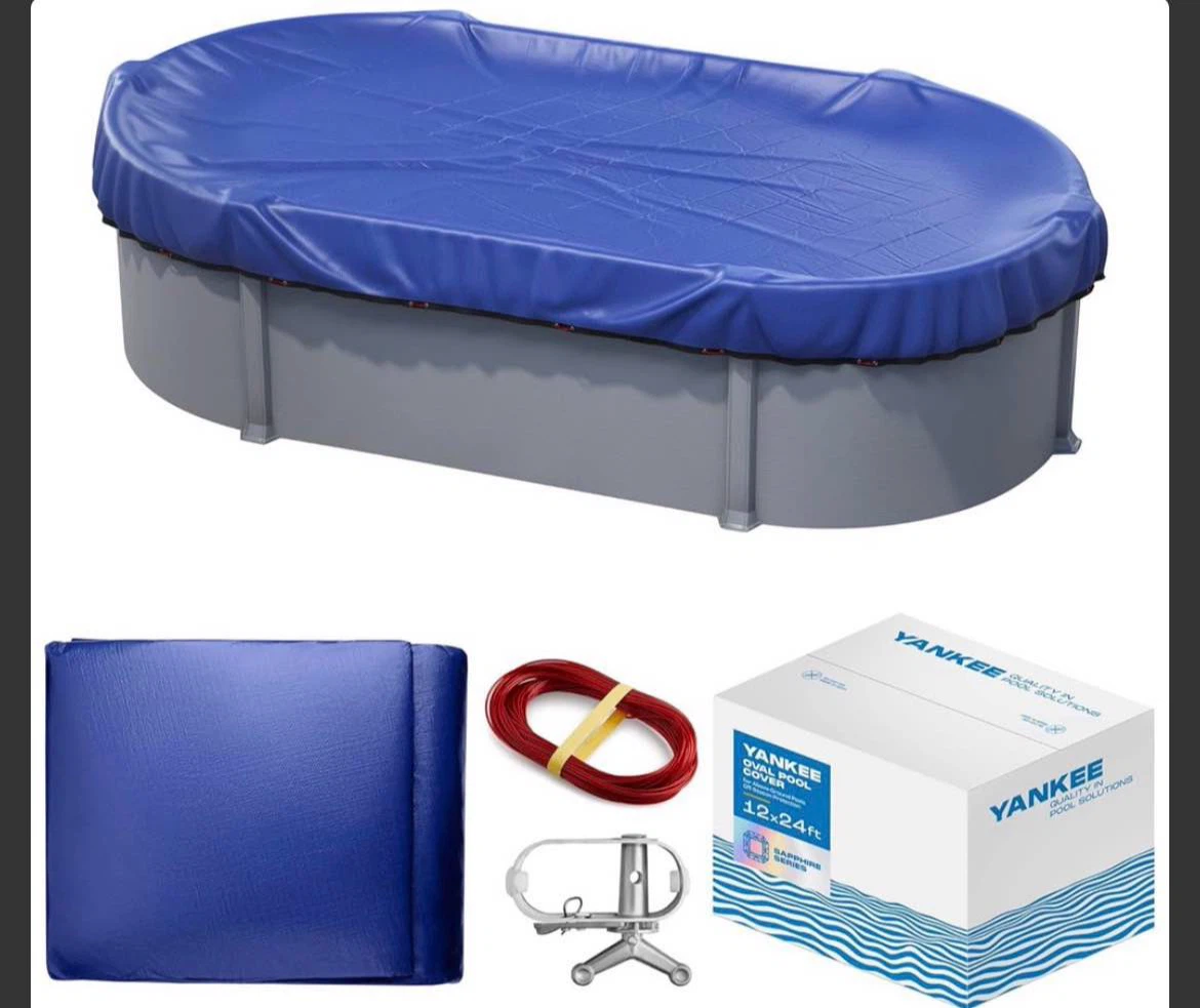 Yankee Pool Oval Pool Cover 12x18ft