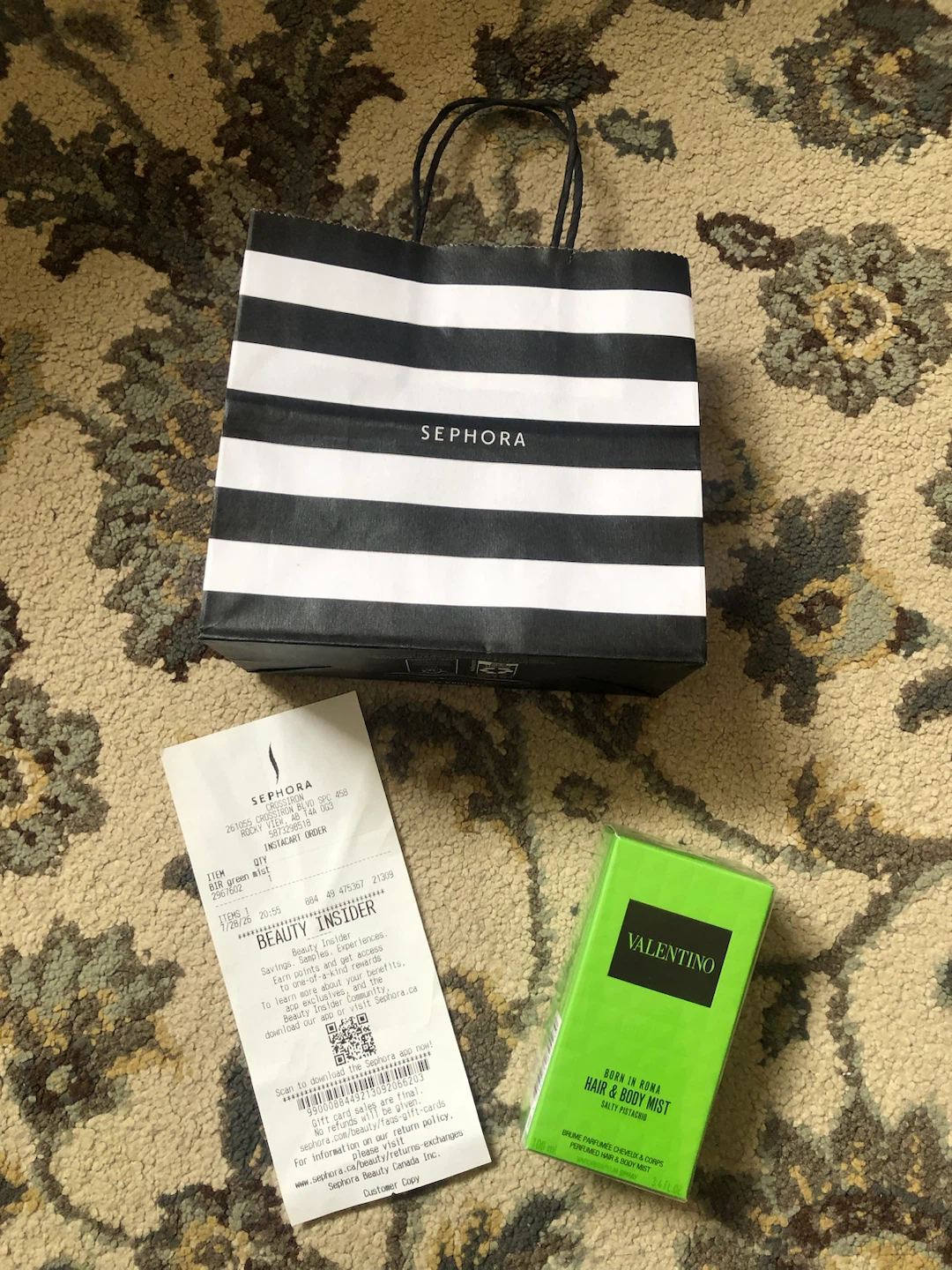 Valentino Born In Roma Hair & Body Mist - Salty Pistachio