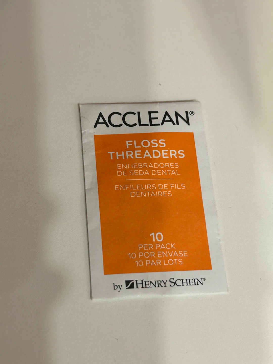 Brand New ACClean Floss Threaders - 10 Pack orthodontic care