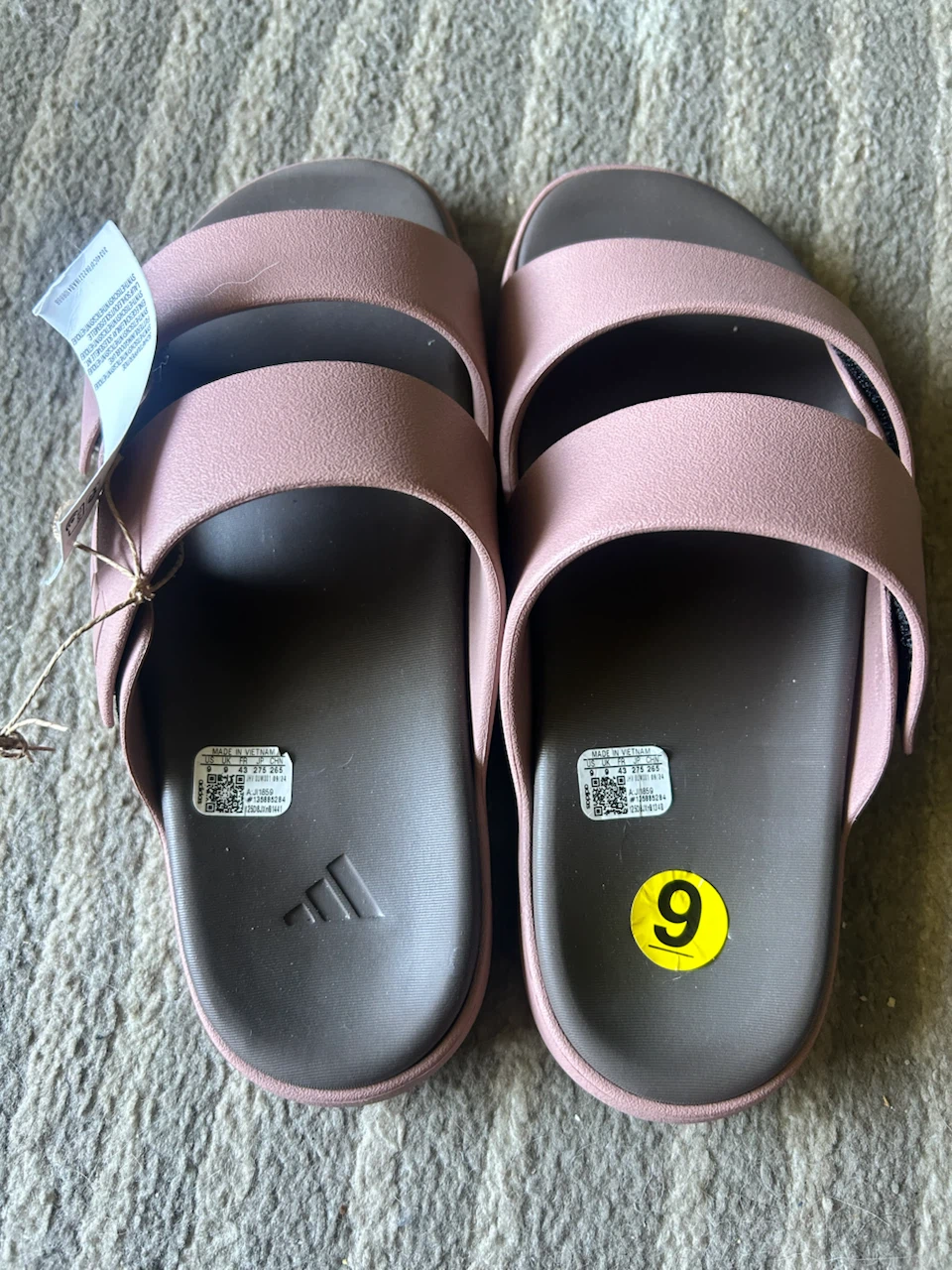 Adidas Adilette Aqua Slides - Size 6 - Pink
