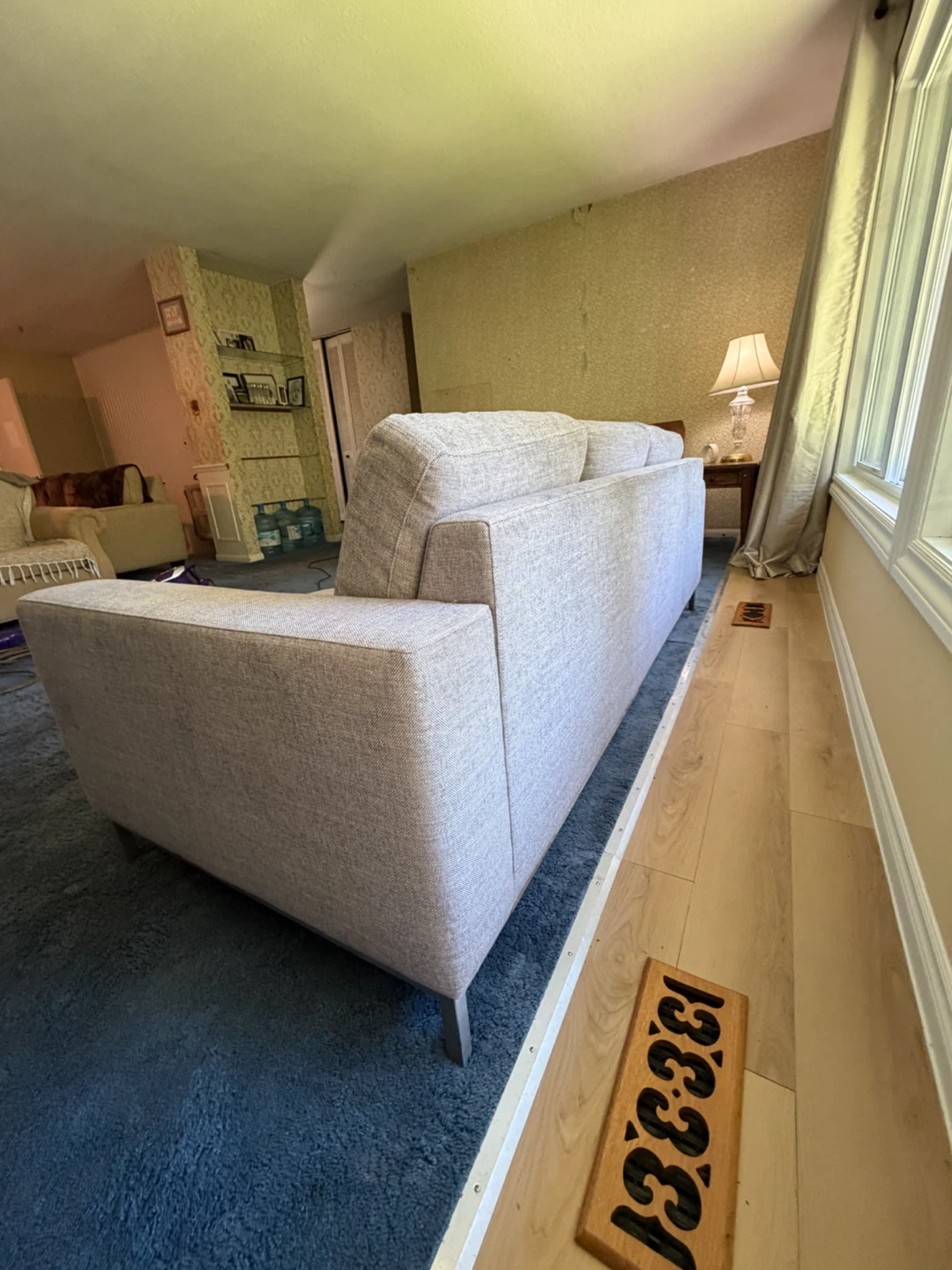 Light Grey 3-Seater Sofa - photo 4