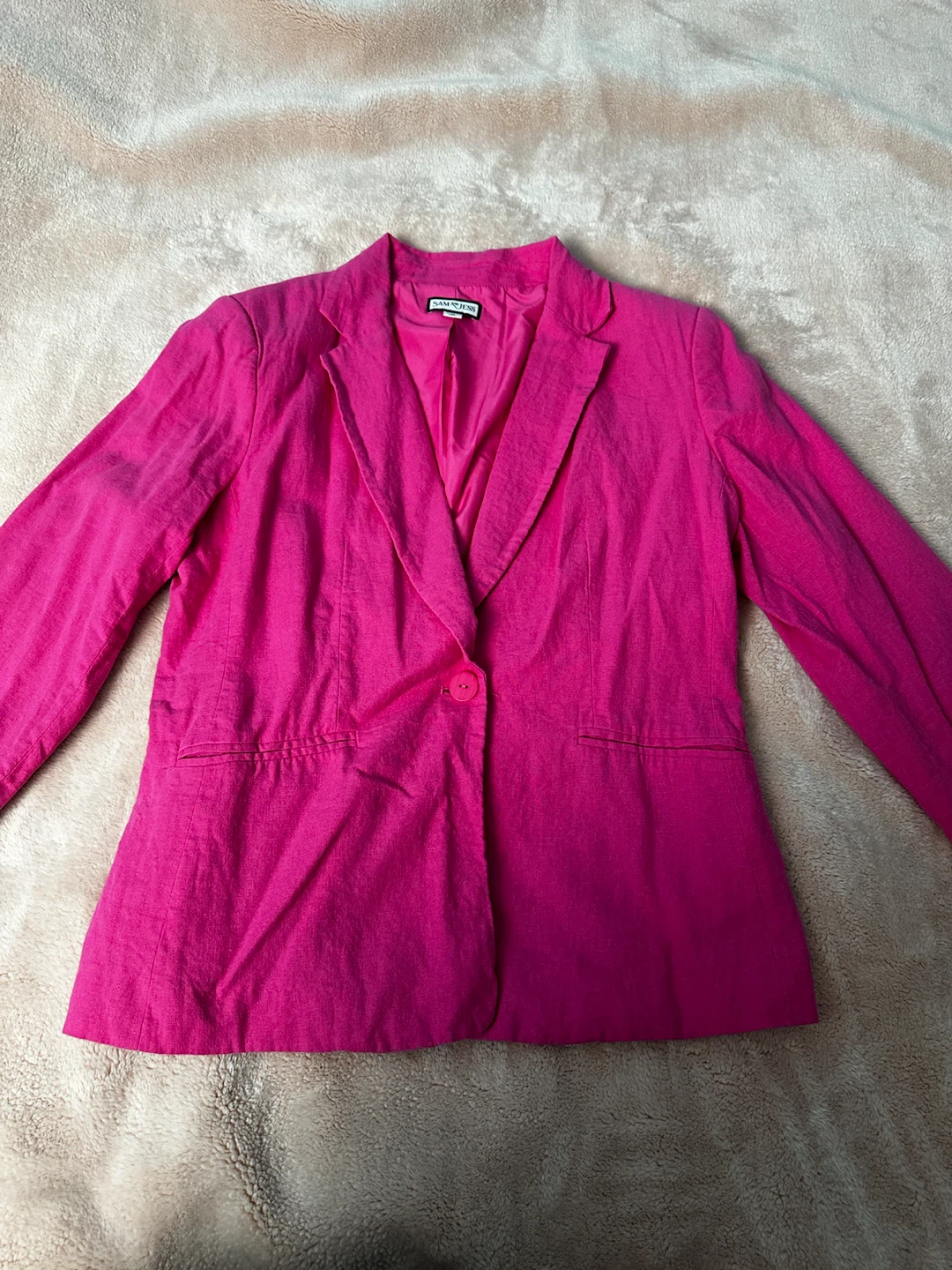 SAM and JESS Women's Pink Blazer Size M