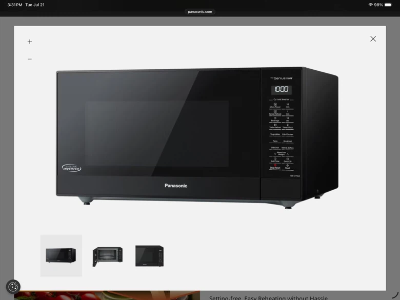 Panasonic Genius 1000W Microwave