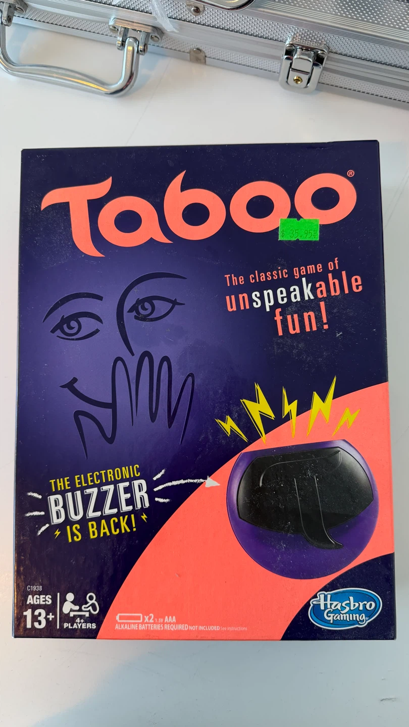Hasbro Taboo Electronic Buzzer Board Game