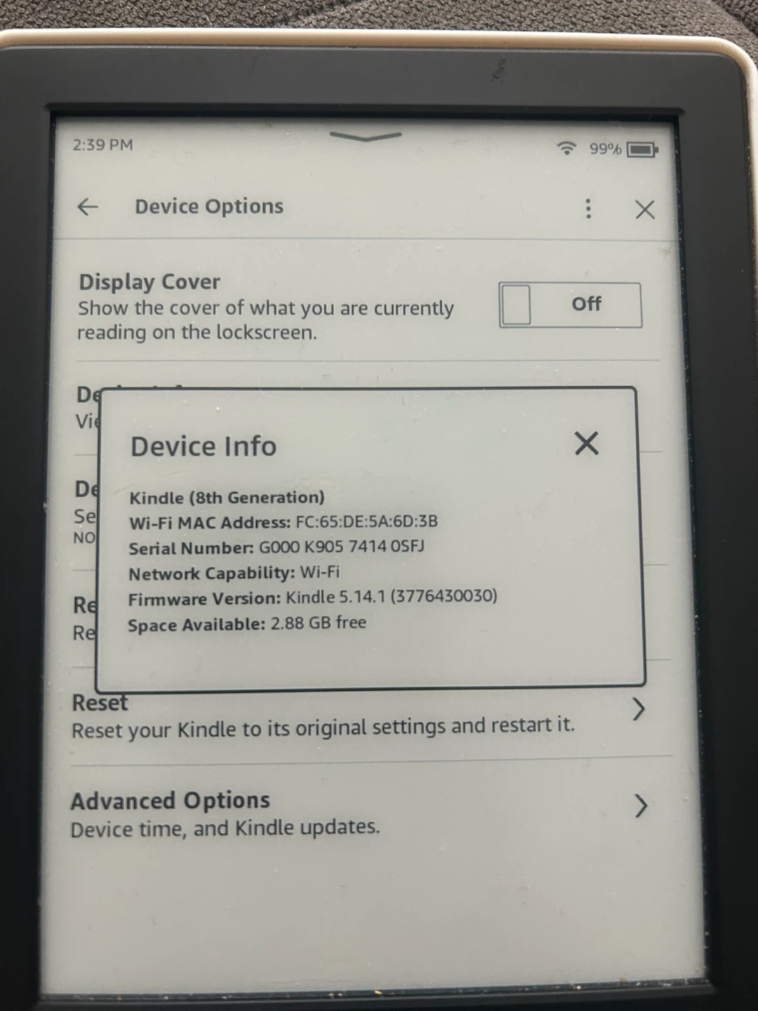 Amazon Kindle 8th Generation E-reader - photo 4