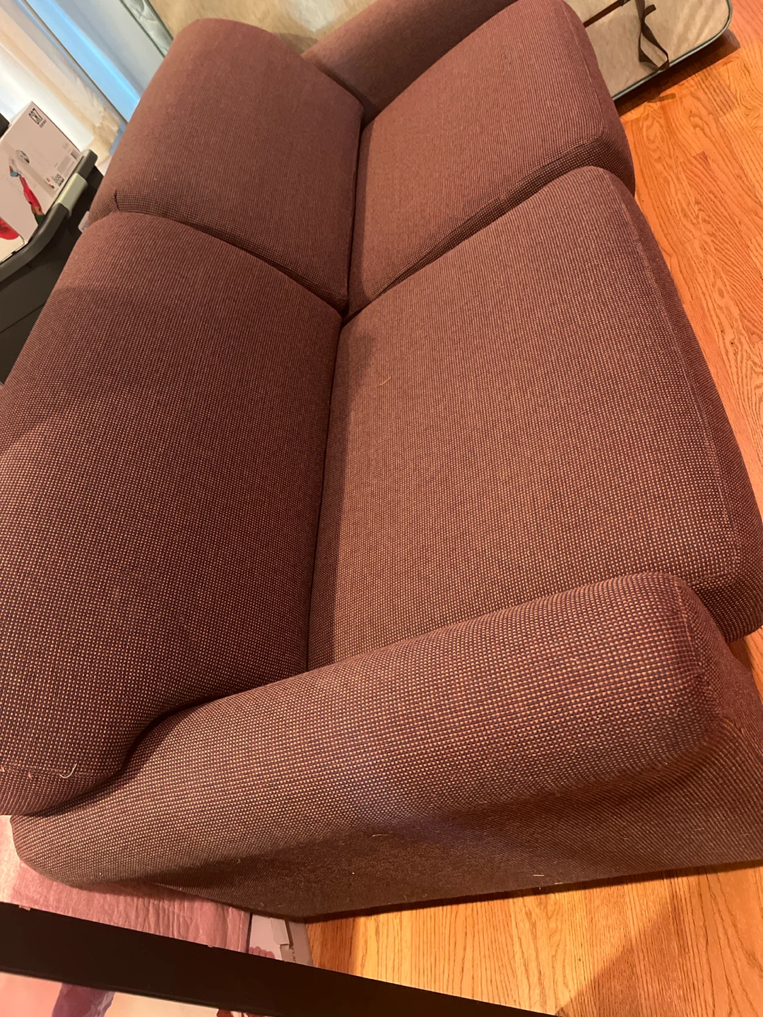 Brown Fabric Sofa