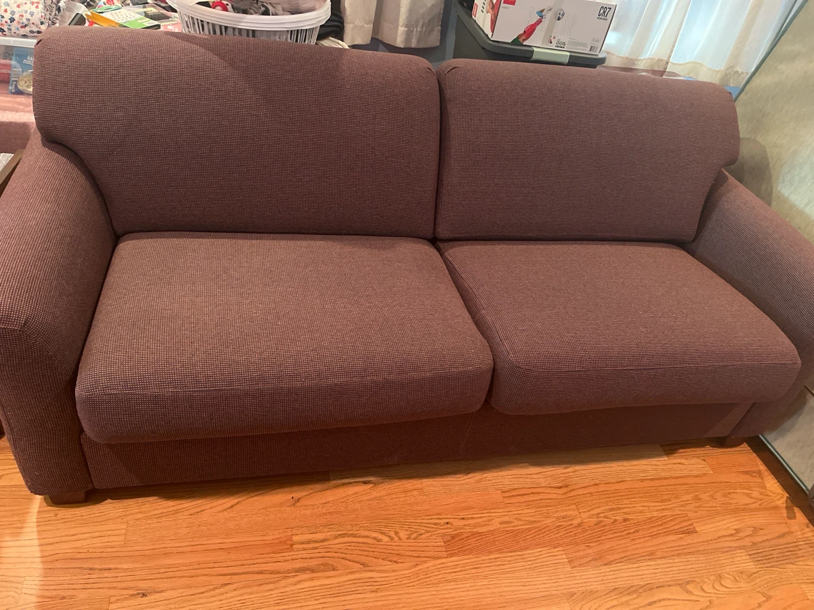 Brown Fabric Sofa - photo 2