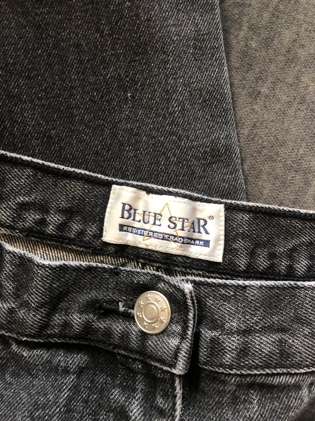 Blue Star Black Denim Jeans - photo 3