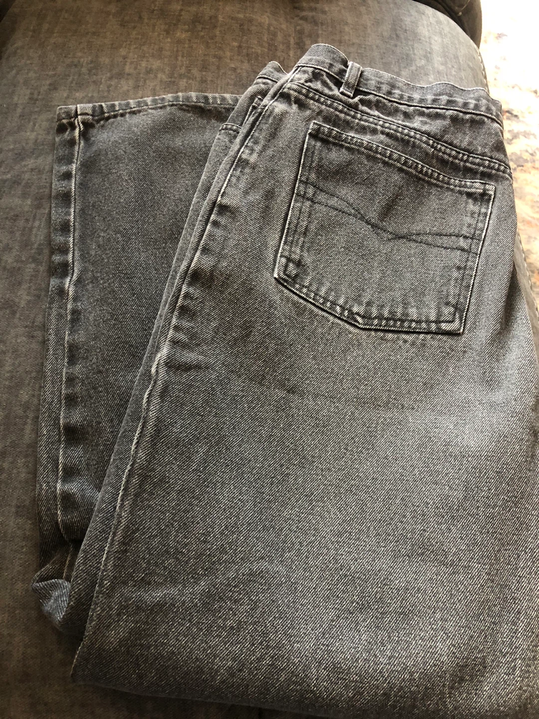 Blue Star Black Denim Jeans