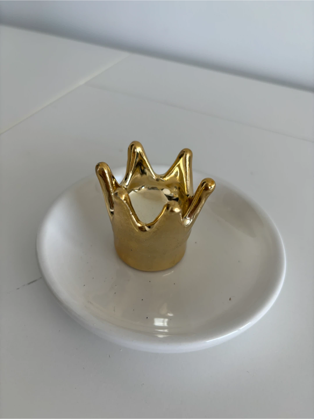Gold Crown Ring Dish - photo 2
