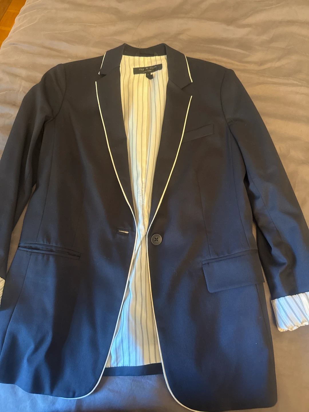 Rag & Bone New York Navy Blazer Size 0
