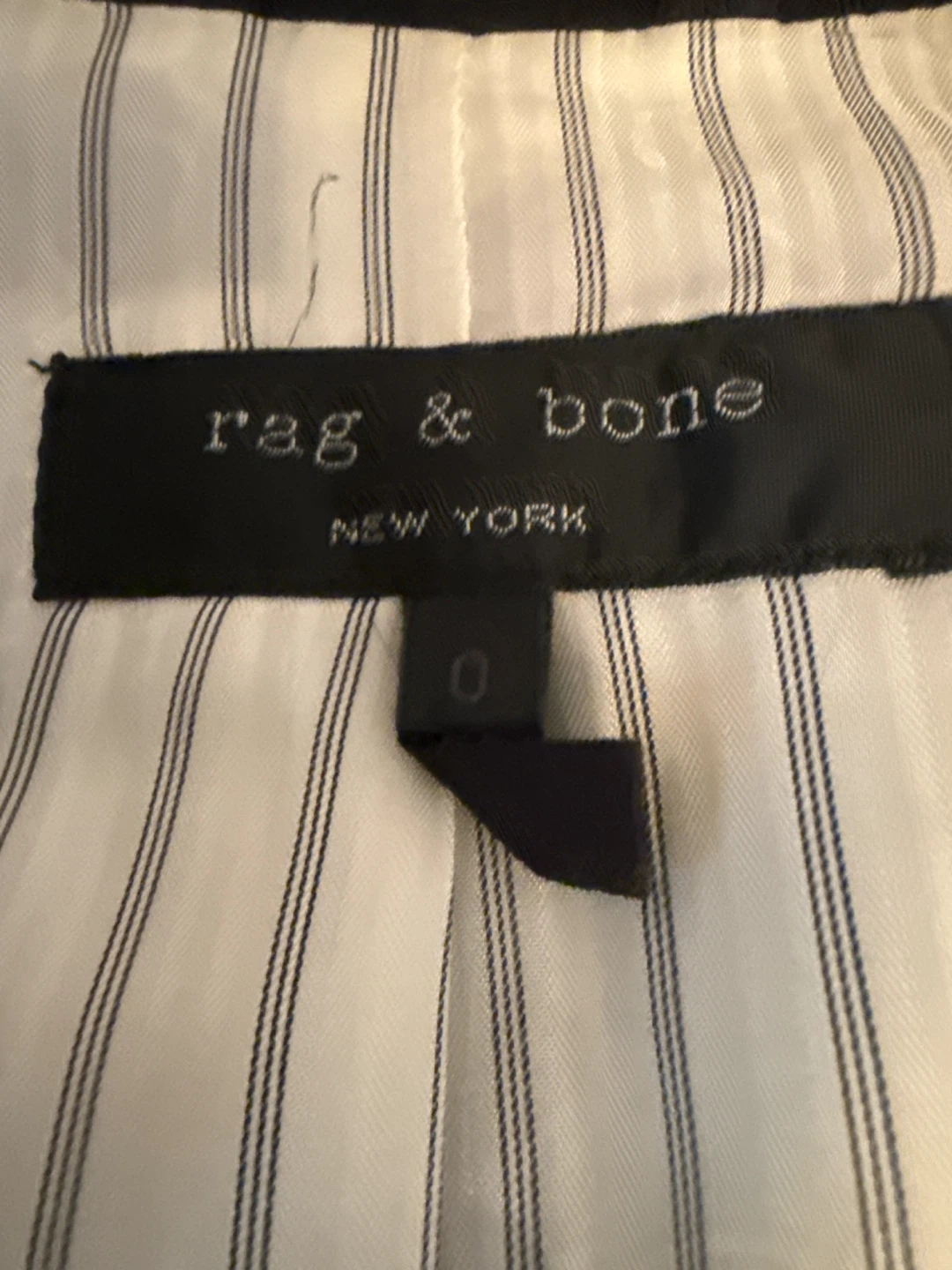 Rag & Bone New York Navy Blazer Size 0 - photo 2