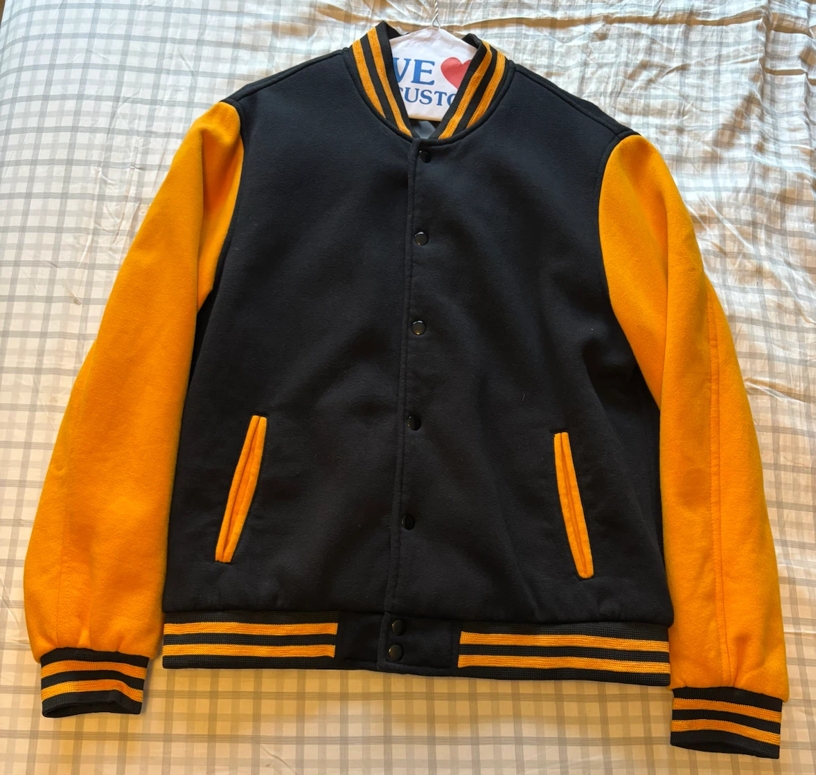 ✨✨Black & Yellow Varsity Jacket