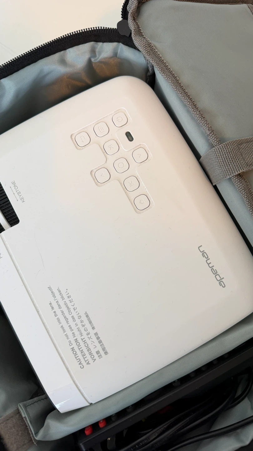 Apeman Mini Projector with Remote and Case