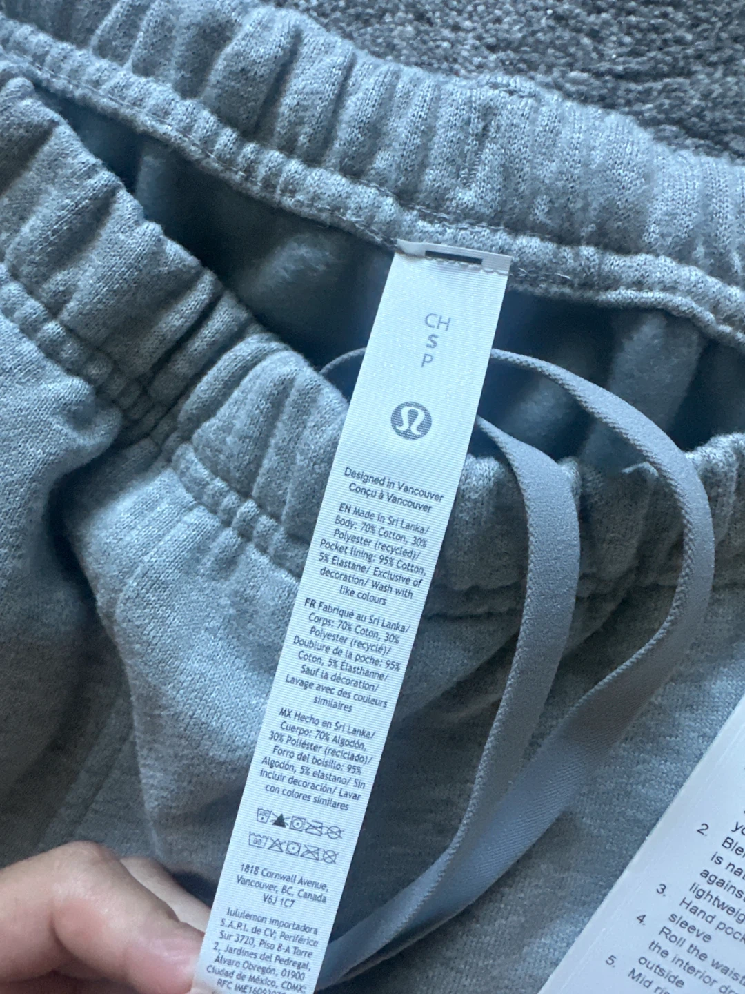 New Lululemon baggy Jogger Sweatpants Size S Grey - photo 4